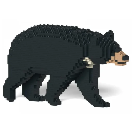 Jekca Games-- Formosan Black Bear 01S - Lego - Sculpture - Construction - 4D - Brick Animals - Toys - Avvenice