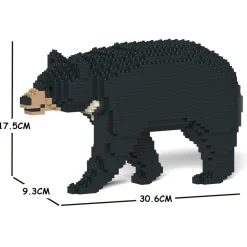 Jekca Games-- Formosan Black Bear 01S - Lego - Sculpture - Construction - 4D - Brick Animals - Toys - Avvenice