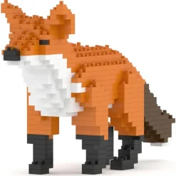Jekca Games-- Fox 01 - Big - Lego - Sculpture - Construction - 4D - Brick Animals - Toys - Avvenice