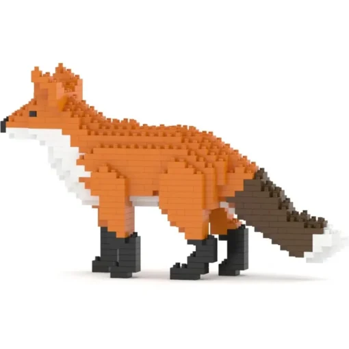 Jekca Games-- Fox 01 - Big - Lego - Sculpture - Construction - 4D - Brick Animals - Toys - Avvenice