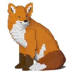 Jekca Games-- Fox 02S - Lego - Sculpture - Construction - 4D - Brick Animals - Toys - Avvenice
