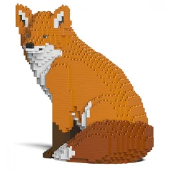 Jekca Games-- Fox 02S - Lego - Sculpture - Construction - 4D - Brick Animals - Toys - Avvenice