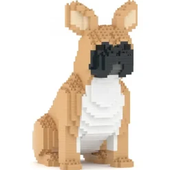 Jekca Games-- French Bulldog 04-M01 - Big - Lego - Sculpture - Construction - 4D - Brick Animals - Toys - Avvenice