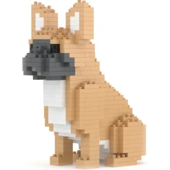 Jekca Games-- French Bulldog Mini 01 - Lego - Sculpture - Construction - 4D - Brick Animals - Toys - Avvenice