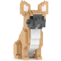 Jekca Games-- French Bulldog Mini 01 - Lego - Sculpture - Construction - 4D - Brick Animals - Toys - Avvenice