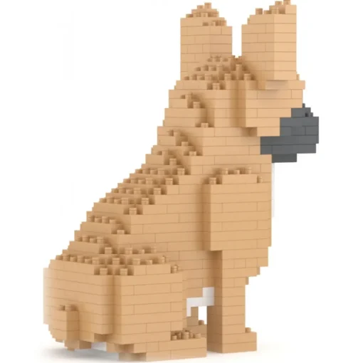 Jekca Games-- French Bulldog Mini 01 - Lego - Sculpture - Construction - 4D - Brick Animals - Toys - Avvenice