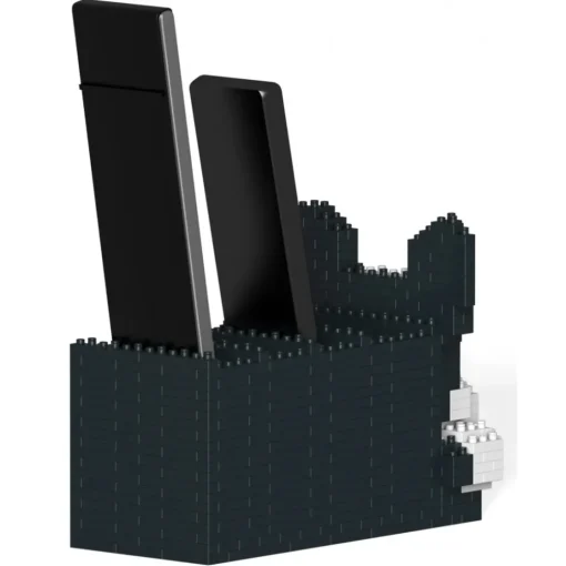 Jekca Games-- French Bulldog Remote Control Rack 01S - Lego - Sculpture - Construction - 4D - Brick Animals - Toys - Avvenice