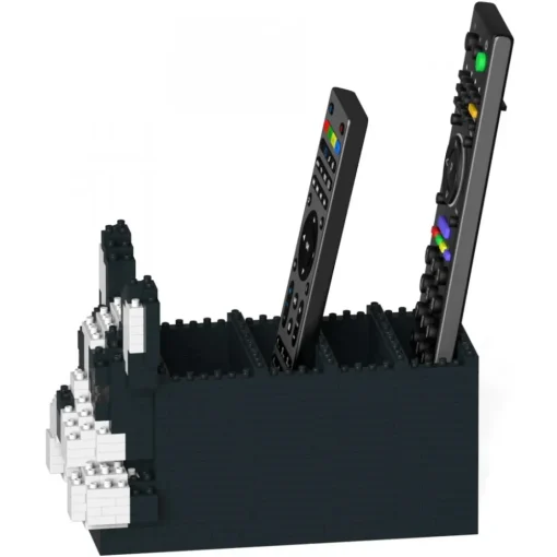 Jekca Games-- French Bulldog Remote Control Rack 01S - Lego - Sculpture - Construction - 4D - Brick Animals - Toys - Avvenice