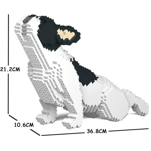Jekca Games-- French Bulldog 05S-M04 - Lego - Sculpture - Construction - 4D - Brick Animals - Toys - Avvenice