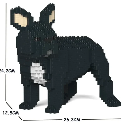 Jekca Games-- French Bulldog 03S-M03 - Lego - Sculpture - Construction - 4D - Brick Animals - Toys - Avvenice