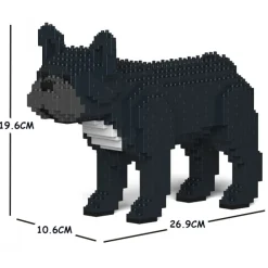 Jekca Games-- French Bulldog 01S-M03 - Lego - Sculpture - Construction - 4D - Brick Animals - Toys - Avvenice