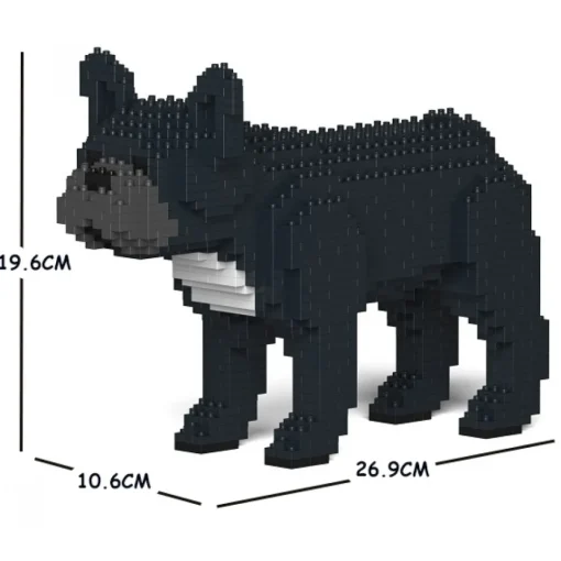 Jekca Games-- French Bulldog 01S-M03 - Lego - Sculpture - Construction - 4D - Brick Animals - Toys - Avvenice