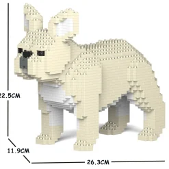 Jekca Games-- French Bulldog 02S-M02 - Lego - Sculpture - Construction - 4D - Brick Animals - Toys - Avvenice