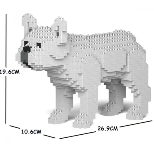 Jekca Games-- French Bulldog 01S-M05 - Lego - Sculpture - Construction - 4D - Brick Animals - Toys - Avvenice