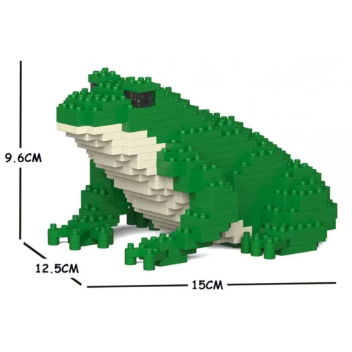 Jekca Games-- Frog 01S-M01 - Lego - Sculpture - Construction - 4D - Brick Animals - Toys - Avvenice