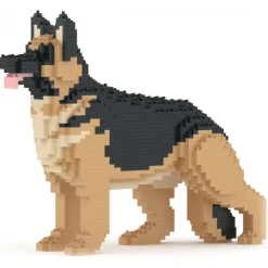Jekca Games-- German Shepherd 02 - Lego - Sculpture - Construction - 4D - Brick Animals - Toys - Avvenice