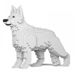 Jekca Games-- German Shepherd 01S-M02 - Lego - Sculpture - Construction - 4D - Brick Animals - Toys - Avvenice