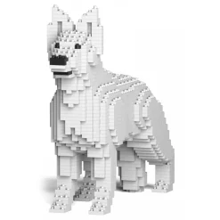 Jekca Games-- German Shepherd 01S-M02 - Lego - Sculpture - Construction - 4D - Brick Animals - Toys - Avvenice