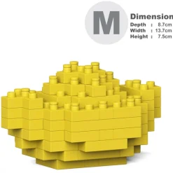Jekca Games-- Gold Ingot 01 - Big - Lego - Sculpture - Construction - 4D - Brick Animals - Toys - Avvenice