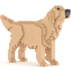 Jekca Games-- Golden Retriever 02-M03 - Big - Lego - Sculpture - Construction - 4D - Brick Animals - Toys - Avvenice