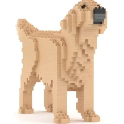Jekca Games-- Golden Retriever 02-M03 - Big - Lego - Sculpture - Construction - 4D - Brick Animals - Toys - Avvenice