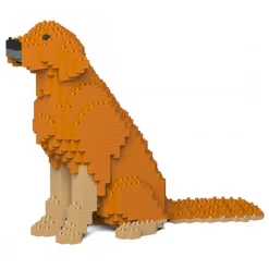 Jekca Games-- Golden Retriever 03-M02 - Big - Lego - Sculpture - Construction - 4D - Brick Animals - Toys - Avvenice