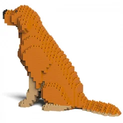 Jekca Games-- Golden Retriever 03-M02 - Big - Lego - Sculpture - Construction - 4D - Brick Animals - Toys - Avvenice