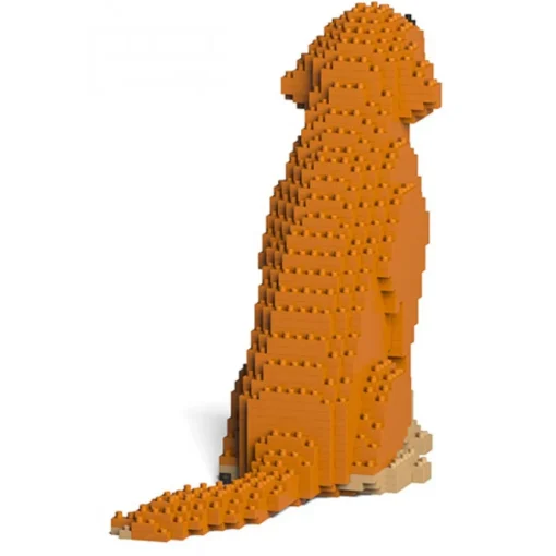 Jekca Games-- Golden Retriever 03-M02 - Big - Lego - Sculpture - Construction - 4D - Brick Animals - Toys - Avvenice