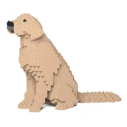 Jekca Games-- Golden Retriever 03S-M03 - Lego - Sculpture - Construction - 4D - Brick Animals - Toys - Avvenice