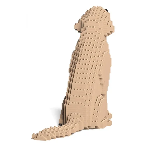 Jekca Games-- Golden Retriever 03S-M03 - Lego - Sculpture - Construction - 4D - Brick Animals - Toys - Avvenice