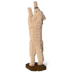 Jekca Games-- Golden Retriever 04S-M03 - Lego - Sculpture - Construction - 4D - Brick Animals - Toys - Avvenice