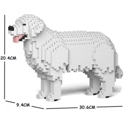 Jekca Games-- Golden Retriever 01S-M02 - Lego - Sculpture - Construction - 4D - Brick Animals - Toys - Avvenice
