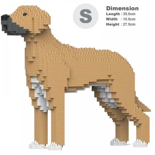 Jekca Games-- Great Dane 01S-M01 - Lego - Sculpture - Construction - 4D - Brick Animals - Toys - Avvenice