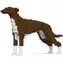 Jekca Games-- Greyhound 01S-M04 - Lego - Sculpture - Construction - 4D - Brick Animals - Toys - Avvenice