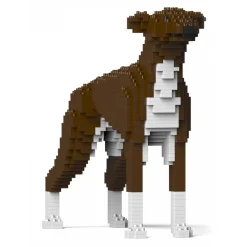 Jekca Games-- Greyhound 01S-M04 - Lego - Sculpture - Construction - 4D - Brick Animals - Toys - Avvenice