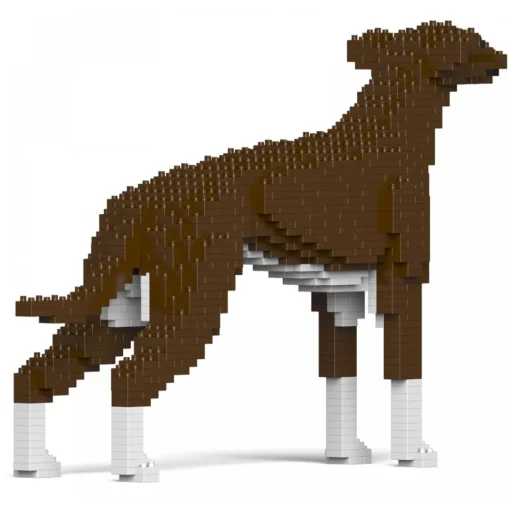 Jekca Games-- Greyhound 01S-M04 - Lego - Sculpture - Construction - 4D - Brick Animals - Toys - Avvenice