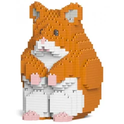 Jekca Games-- Hamster 01-M03 - Big - Lego - Sculpture - Construction - 4D - Brick Animals - Toys - Avvenice