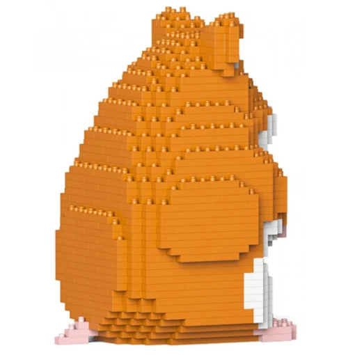 Jekca Games-- Hamster 01-M03 - Big - Lego - Sculpture - Construction - 4D - Brick Animals - Toys - Avvenice