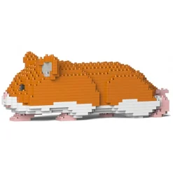 Jekca Games-- Hamster 03-M03 - Big - Lego - Sculpture - Construction - 4D - Brick Animals - Toys - Avvenice