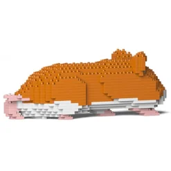Jekca Games-- Hamster 03-M03 - Big - Lego - Sculpture - Construction - 4D - Brick Animals - Toys - Avvenice