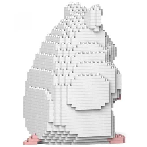 Jekca Games-- Hamster 01-M04 - Big - Lego - Sculpture - Construction - 4D - Brick Animals - Toys - Avvenice