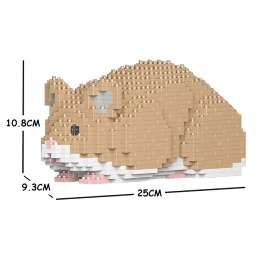 Jekca Games-- Hamster 02S-M01 - Lego - Sculpture - Construction - 4D - Brick Animals - Toys - Avvenice