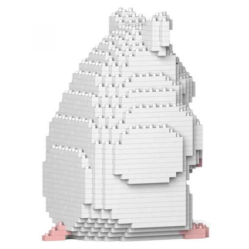 Jekca Games-- Hamster 01S-M04 - Lego - Sculpture - Construction - 4D - Brick Animals - Toys - Avvenice