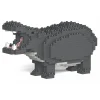 Jekca Games-- Hippo 01S - Lego - Sculpture - Construction - 4D - Brick Animals - Toys - Avvenice