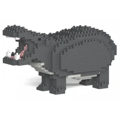 Jekca Games-- Hippo 01S - Lego - Sculpture - Construction - 4D - Brick Animals - Toys - Avvenice