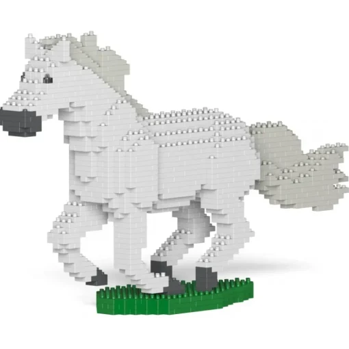 Jekca Games-- Horse 01-M02 - Big - Lego - Sculpture - Construction - 4D - Brick Animals - Toys - Avvenice
