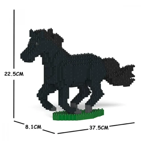 Jekca Games-- Horse 01S-M03 - Lego - Sculpture - Construction - 4D - Brick Animals - Toys - Avvenice