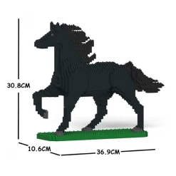 Jekca Games-- Horse 04S-M03 - Lego - Sculpture - Construction - 4D - Brick Animals - Toys - Avvenice