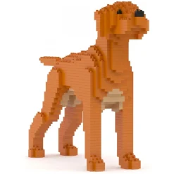 Jekca Games-- Hungarian Vizsla 01 - Big - Lego - Sculpture - Construction - 4D - Brick Animals - Toys - Avvenice