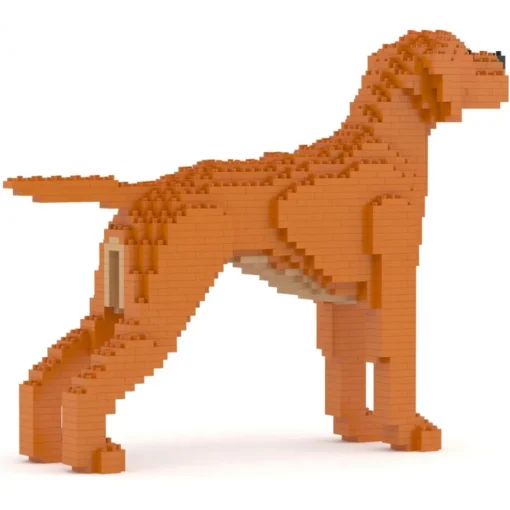 Jekca Games-- Hungarian Vizsla 01 - Big - Lego - Sculpture - Construction - 4D - Brick Animals - Toys - Avvenice